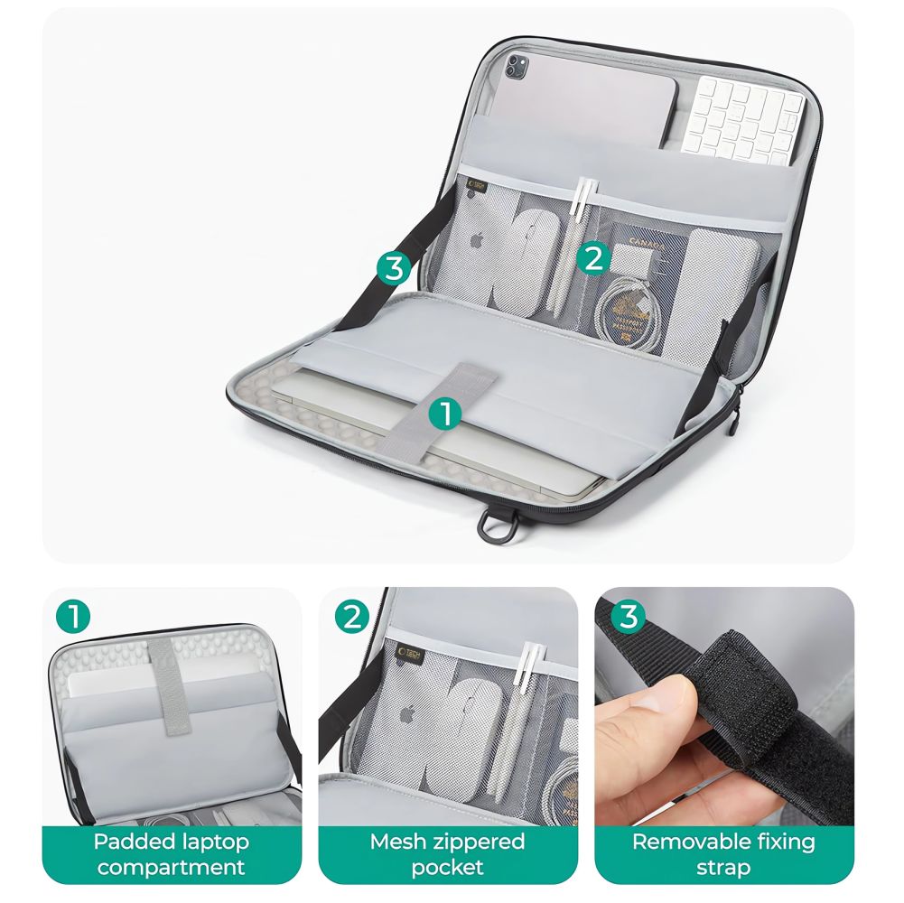 Tech Protect Ranger X Taktisk Bærbar 15 16 Sort