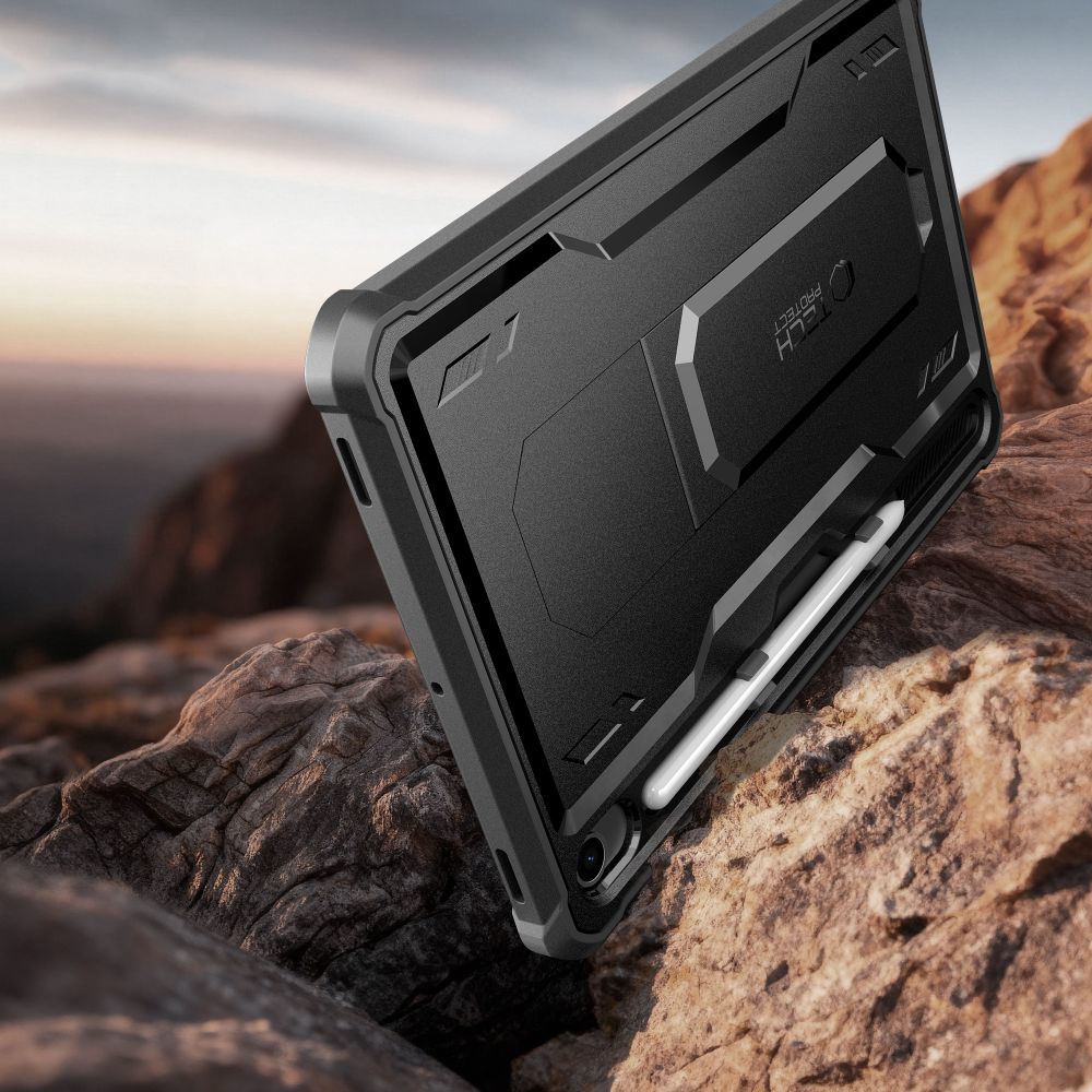 Tech Protect Kevlar Pro 2 Sæt Galaxy Tab S9 11.0 / S10 Fe / S10 Lite 10.9 X710 / X716 B / X520 / X526 / X400 / X406 B Sort