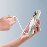 Tech Protect Qi15 W A33 Magnetisk Magsafe Trådløs Opladder Hvid
