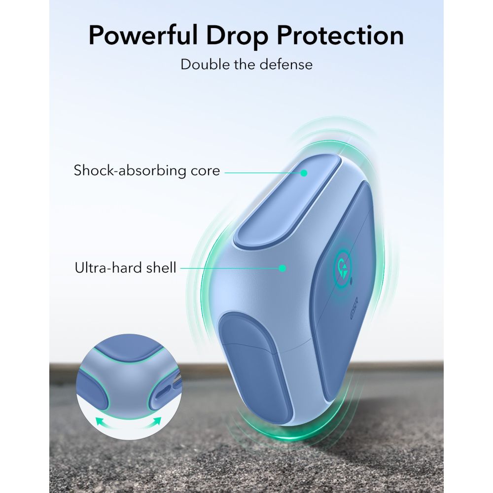 Esr Orbit Halolock Magsafe Apple Airpods Pro 3 Pulverblå
