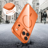 Tech Protect Magmat Magsafe Iphone 17 Pro Max Cosmic Orange/Klar