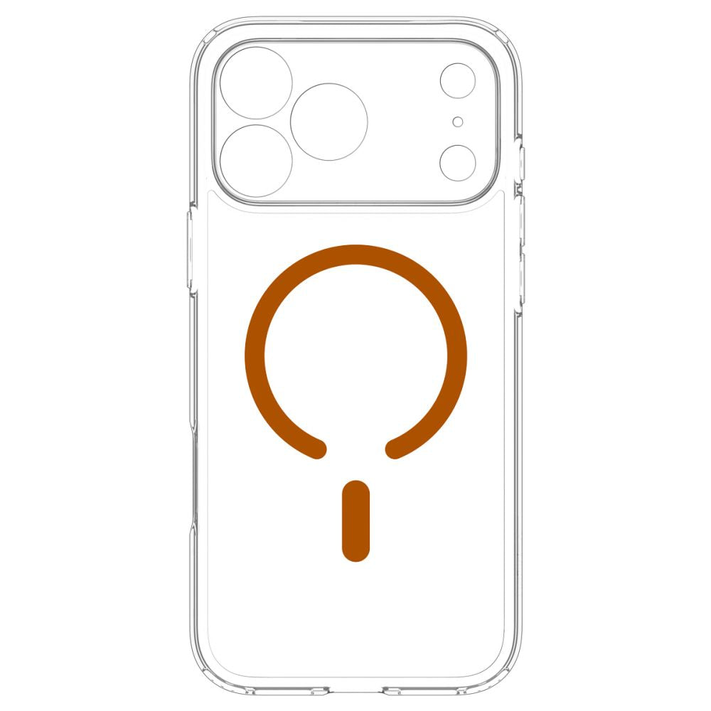 Spigen Ultra Hybrid Magsafe Iphone 17 Pro / 18 Pro Klar/Orange