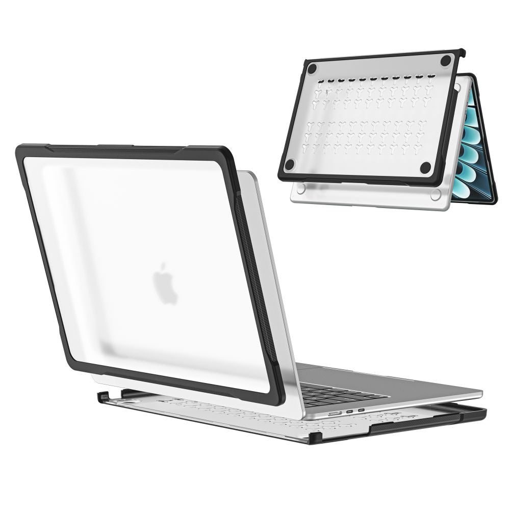 Tech Protect Velar Macbook Air 15 M2 M5 2023 2026 Sort/Mat Klar