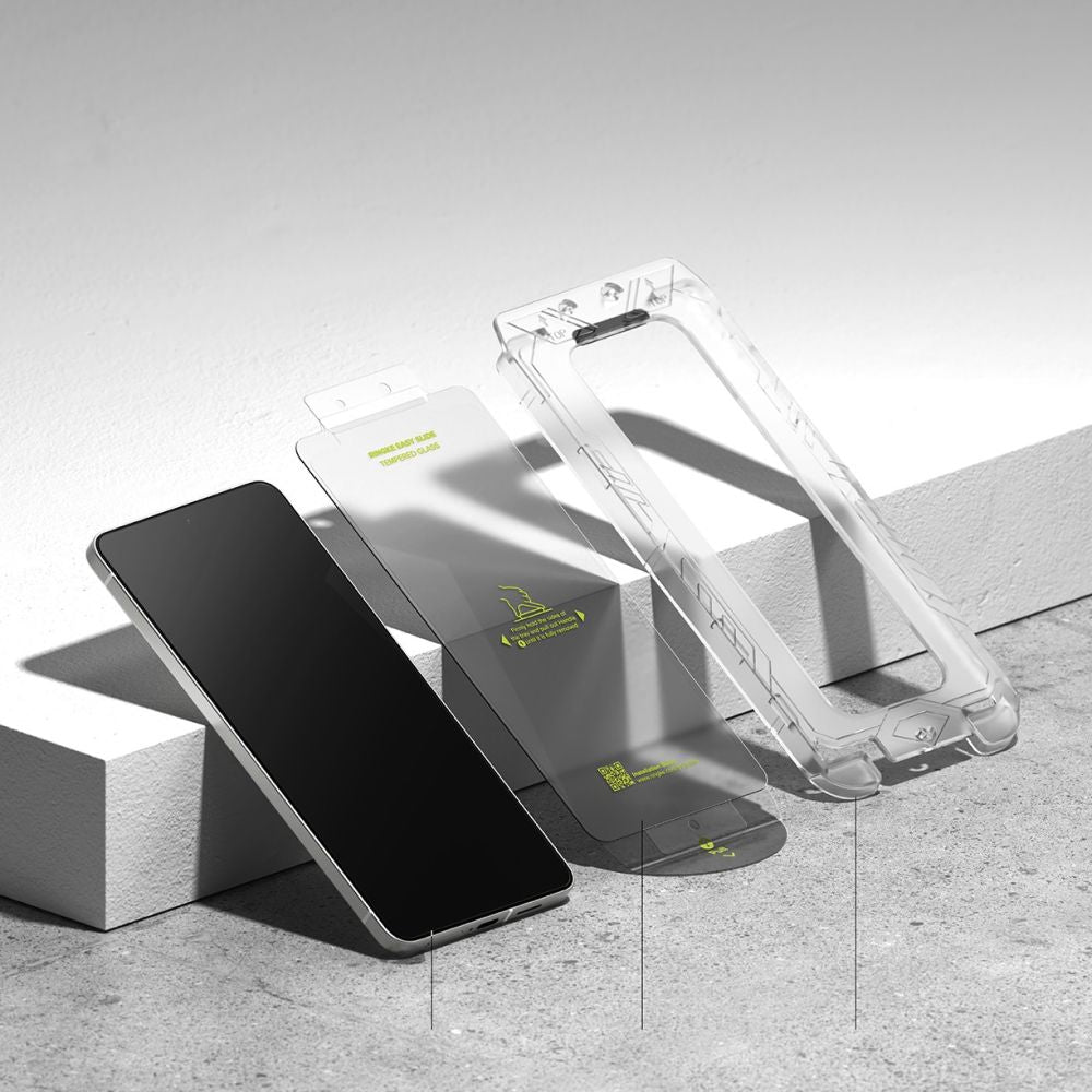 Hærdet Glas Ringke Easy Slide 2 Pack Galaxy S25 Edge Clear