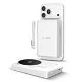 Tech Protect Pb40 Lifemag Magsafe Powerbank 10000m Ah 25 W Qi2.2 Hvid/Sølv