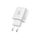 Tech Protect Nca45 W Gan 2 Port Netværksopladder Pd 45 W / Qc3.0 + Type C Kabel Hvid