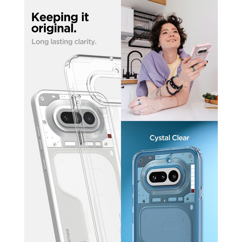 Spigen Ultra Hybrid Nothing Telefon 4 A Krystalklar