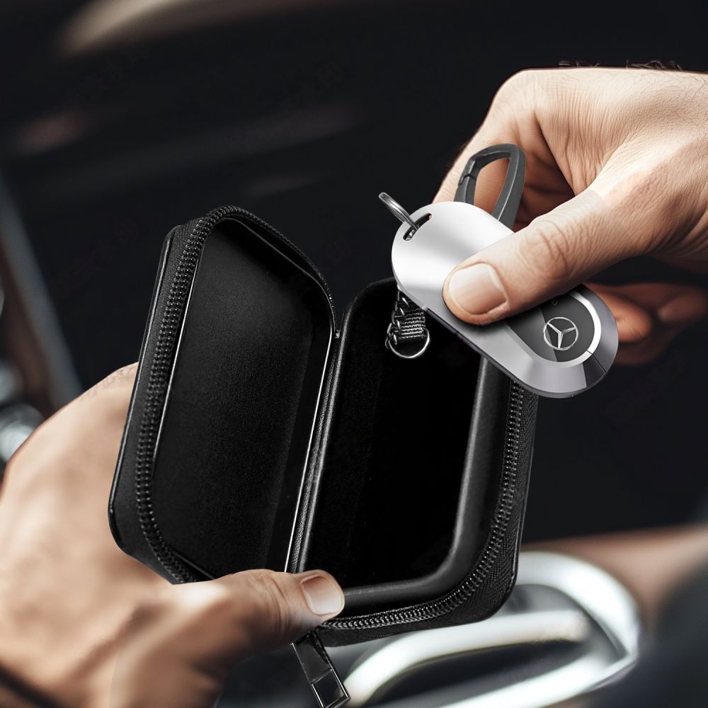 Tech Protect Klr300 Etui Nøglefri Rfid Signalblokker Sort/Sort