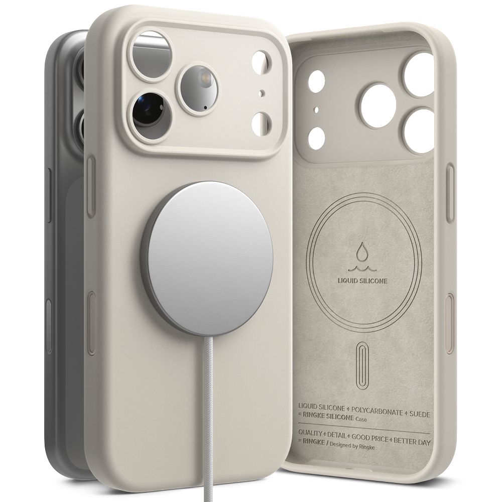 Ringke Silikone Magnetisk Magsafe Iphone 17 Pro Sten