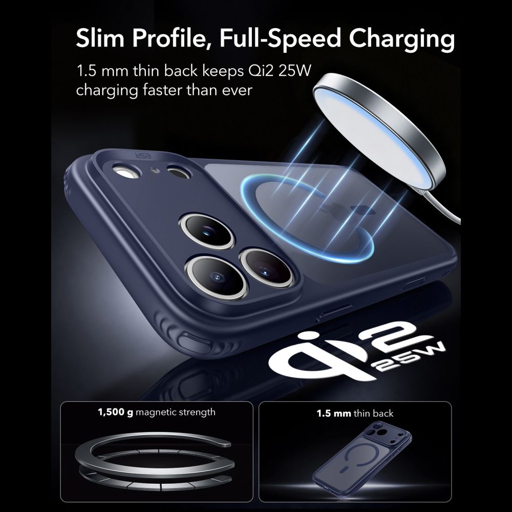 Esr Classic Hybrid Magsafe Iphone 17 Pro Max / 18 Pro Max Frosted Blue
