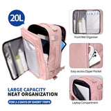 Tech Protect Defender S50 Ryanair & Wizzair Rejse Laptop Rygsæk 20 L 40x20x25 Dusty Pink