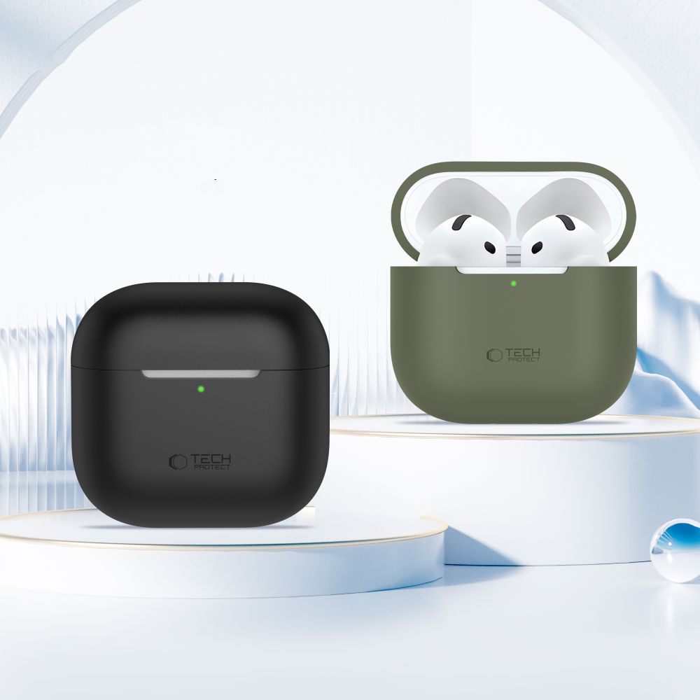 Tech Protect Silikone Apple Airpods 4/5 Sort