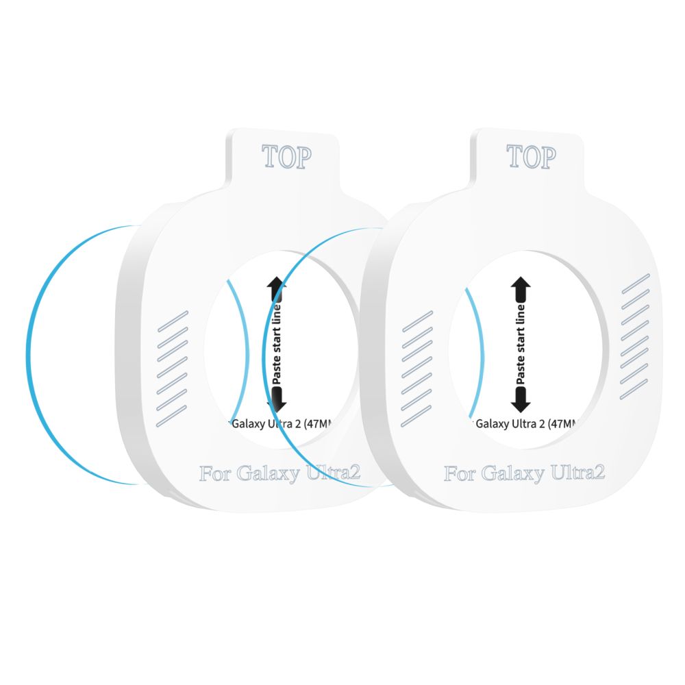Hærdet Glas Tech Protect Easy Set+ 2 Pack Samsung Galaxy Watch Ultra 2 2026 (47 Mm) Clear