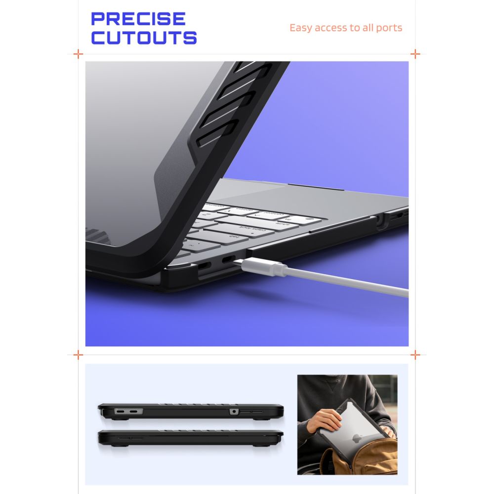 Supcase Unicorn Beetle Pro Macbook Neo 13 2026 Sort/Klar