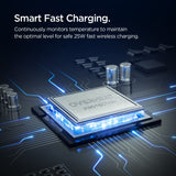 Spigen Ev25 Mfaq Essential Peltier Magnetisk Magsafe Vent Trådløs Opladder Til Bilholder 25 W Qi2.2 Sort