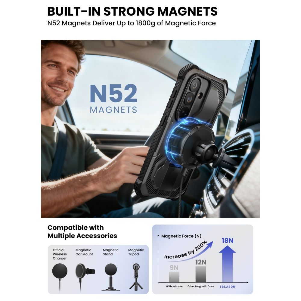 Supcase Iblsn Armorbox Mag Magsafe Galaxy S26 Sort