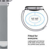 Spigen Wbm4 Remmen Til Apple Watch 8 / 9 / 10 / 11 / 12 / Se (40 / 41 / 42 Mm) Sølv