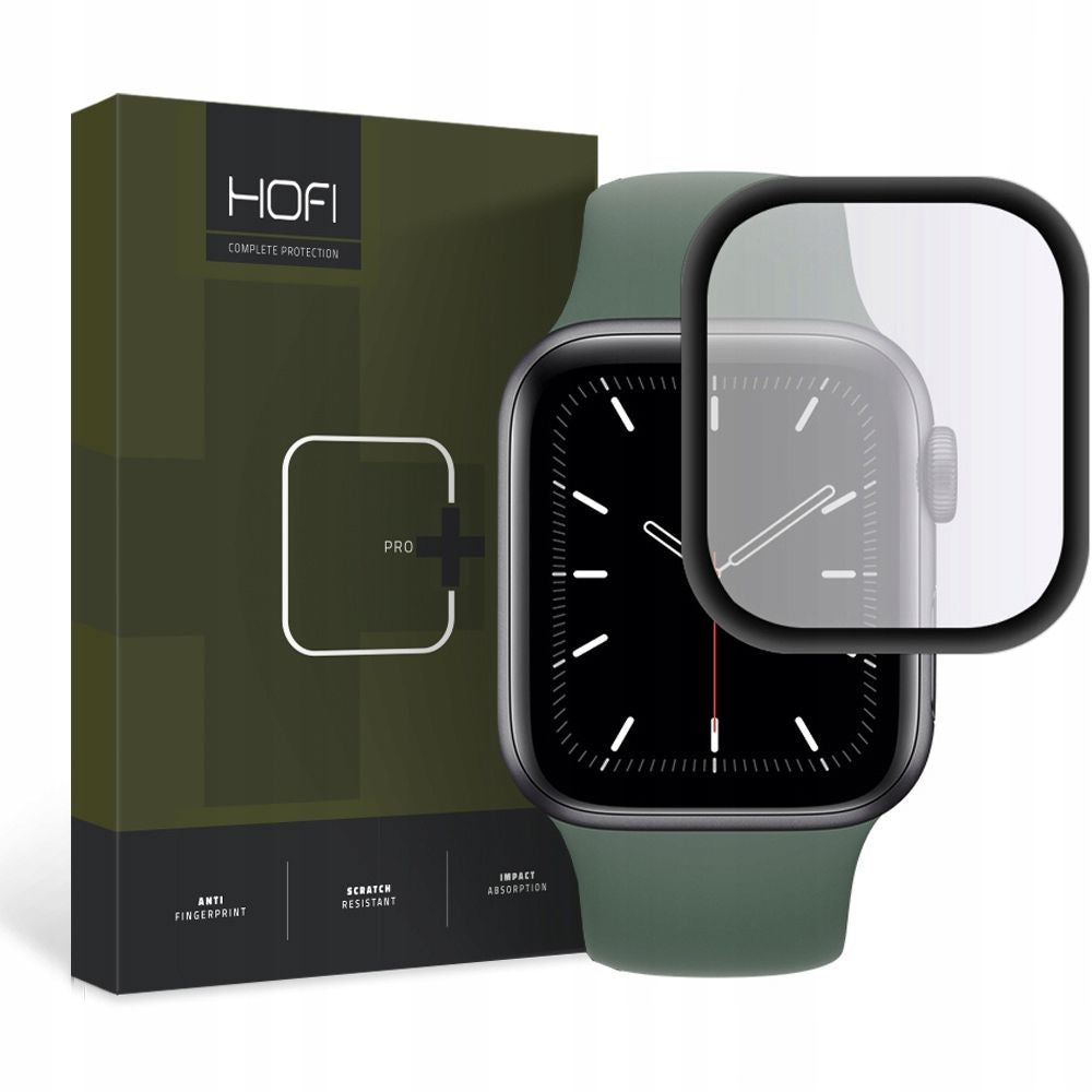 Hybridglas Glas Apple Watch 4 / 5 / 6 / Se 1 / 2 / 3 (40 Mm) Sort