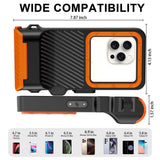 Tech Protect Ipx8 Pro Universal Vandtæt Dykkeretuis Sort/Orange