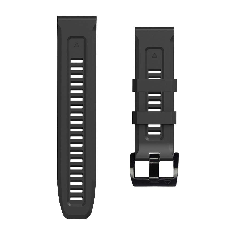 Tech Protect Iconband Garmin Fenix 5 / 6 / 6 Pro / 7 / 8 / 8 Pro / E / 9 / 9 Pro (47 Mm) Sort