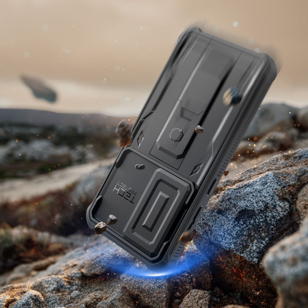 Tech Protect Kevlar Cam+ 2 Sæt Galaxy S26 Sort