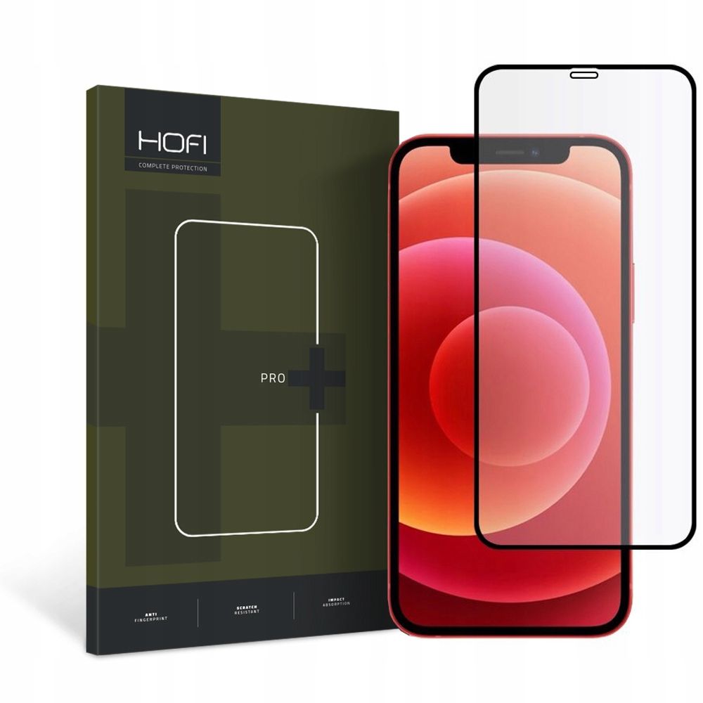 Hærdet Glas Hofi Full Pro+ Iphone 12/12 Pro Sort