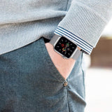Tech Protect Milaneseband Til Apple Watch 8 / 9 / 10 / 11 / 12 / Se / Ultra (44 / 45 / 46 / 49 Mm) Starlight