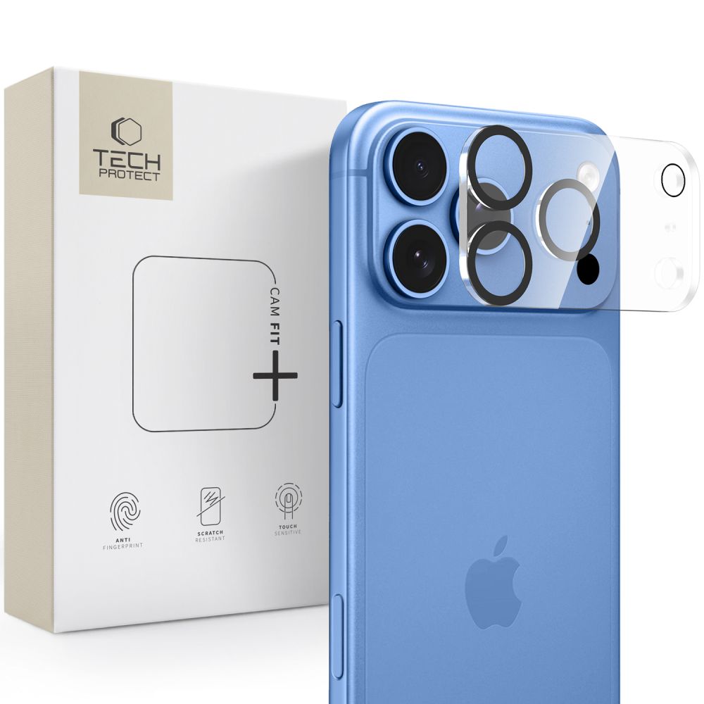 Kamera Beskyttelse Tech Protect Cam Fit+ Iphone 18 Pro Clear
