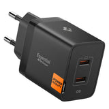 Spigen Essential Ee472 Eu 2 Ports Netværksopladder 47 W Sort