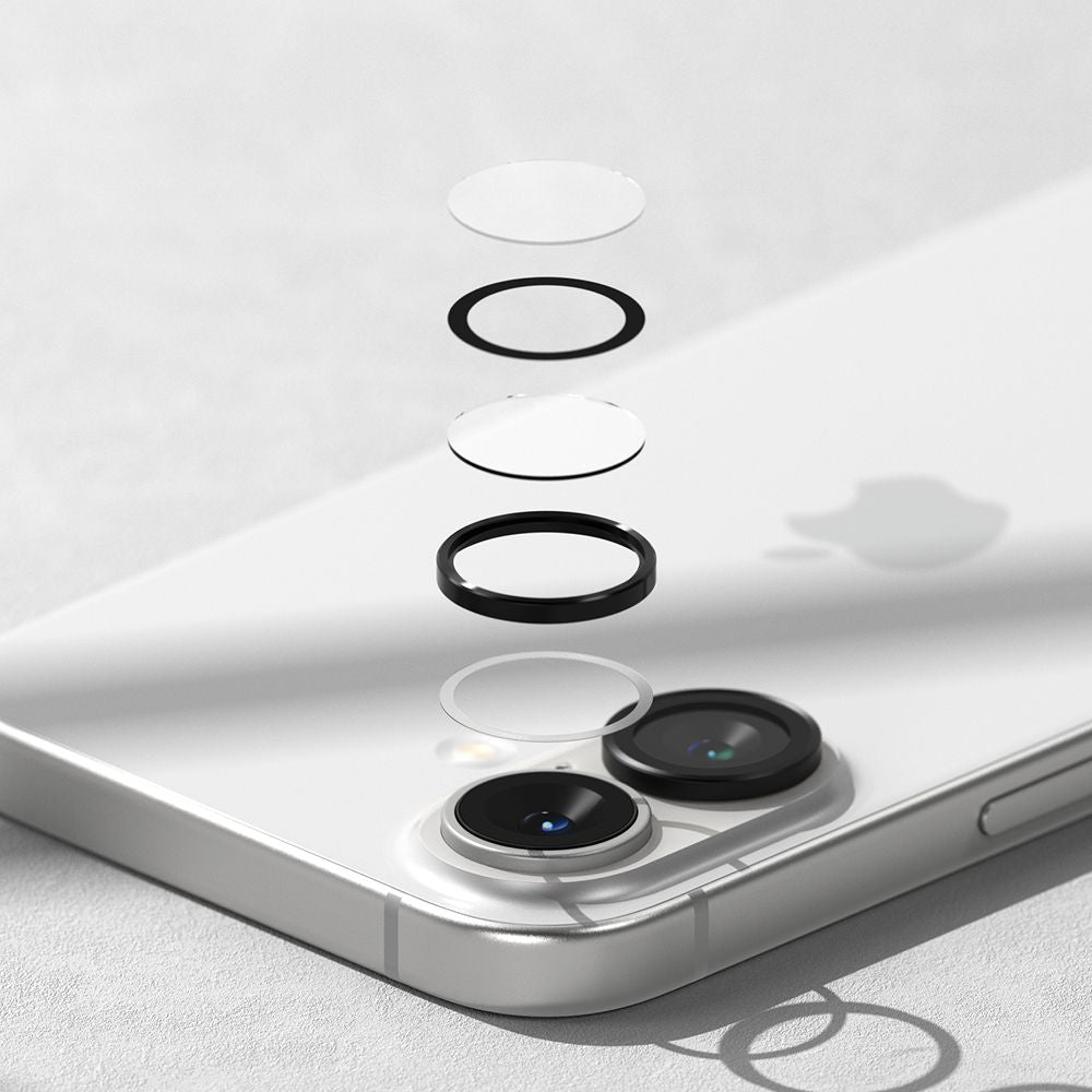 Kamera Beskyttelse Ringke Camera Frame Protector 2 Pack Iphone 16 / 16 Plus Sort