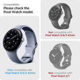 Hydrogelfilm Spigen Elite Shield ”Ez Fit” 2 Pak Google Pixel Watch 3 / 4 / 5 (45 Mm) Klar
