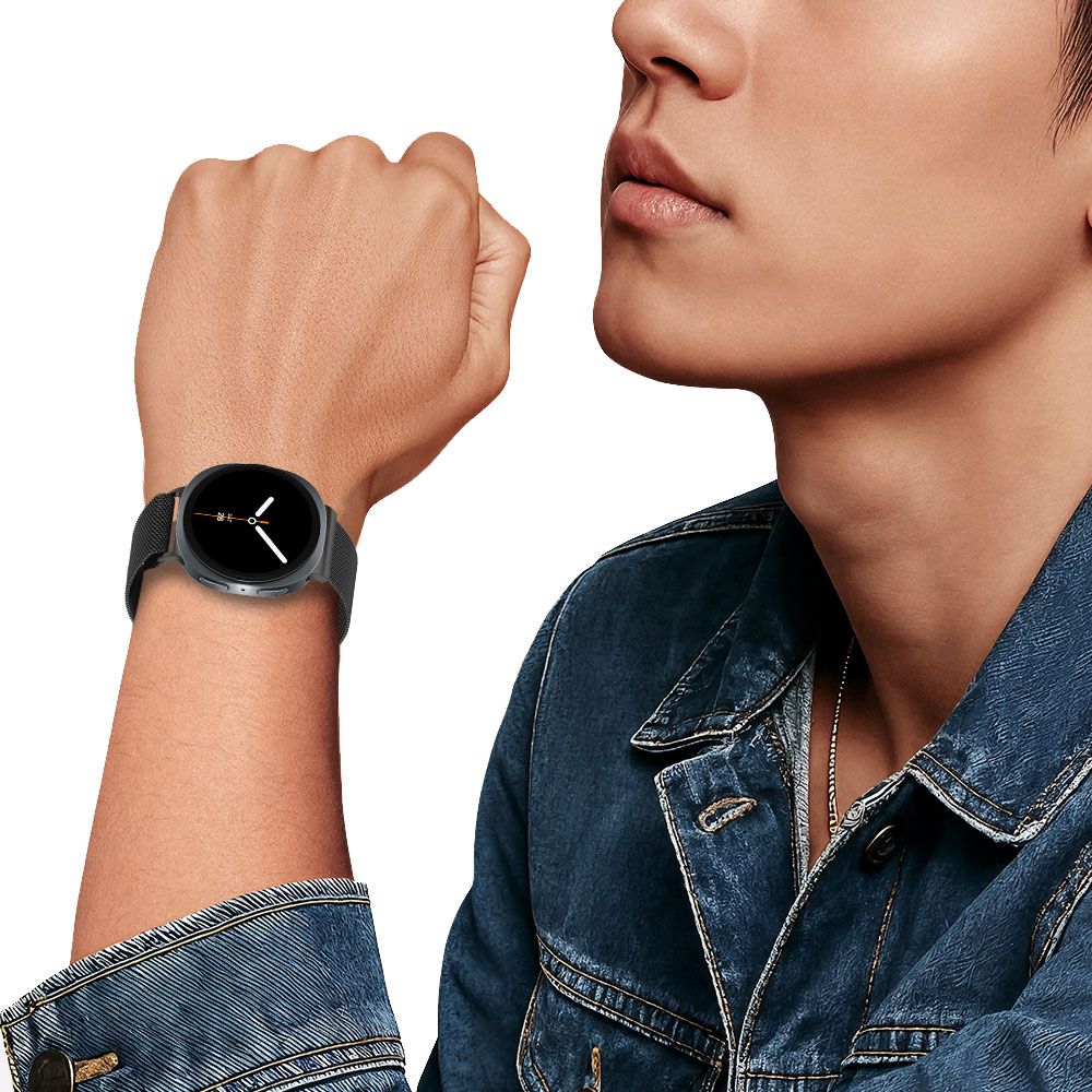 Tech Protect Milaneseband Til Samsung Galaxy Watch 8 / 9 / Classic (40 / 44 / 46 Mm) Sort