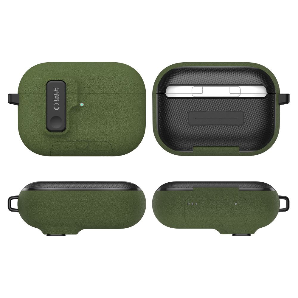 Tech Protect Slim Hook Apple Airpods Pro 3 Olivegrøn