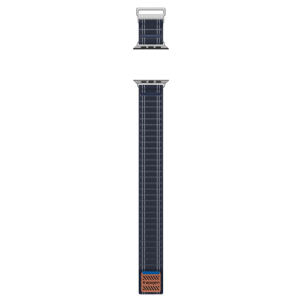 Spigen Wbf0 Remmen Til Apple Watch 8 / 9 / 10 / 11 / 12 / Se / Ultra (44 / 45 / 46 / 49 Mm) Marineblå