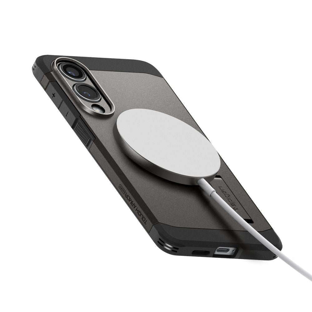 Spigen Tough Armor Magsafe Galaxy S25 Edge Gunmetal