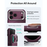 Esr Cyber Tough Støtte Magsafe Iphone 17 Pro Max / 18 Pro Max Dyb Burgundy