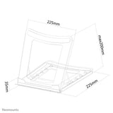Neomounts NSLS075BLACK laptop stativ Sort 40,6 cm (16")