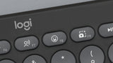 Logitech Pebble Keys 2 K380s Tastatur Saks Trådløs US International