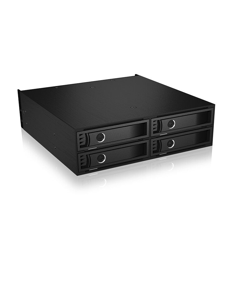 ICY BOX IB-2242U2K 13.3 cm (5.25") Storage drive tray Black