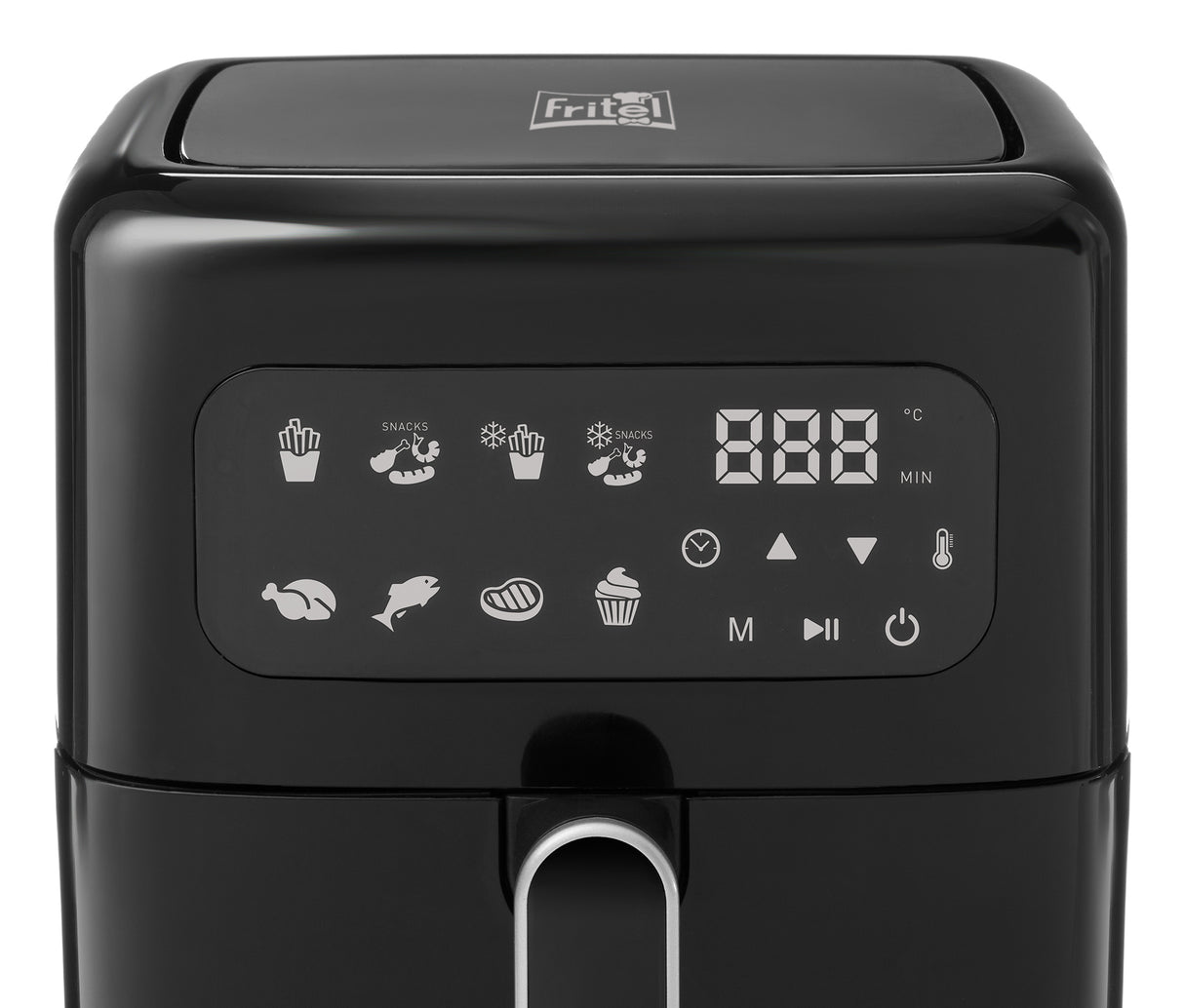 Fritel SnackTastic 4303 Enkelt 2,8 L Enkeltstående 1200 W Varmluftsteger Sort