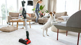Bosch BCS711PET stav støvsuger & elektrisk kost Stick vakuum Batteri Dry Poseløs 0,3 L Sort, Rød 3 At