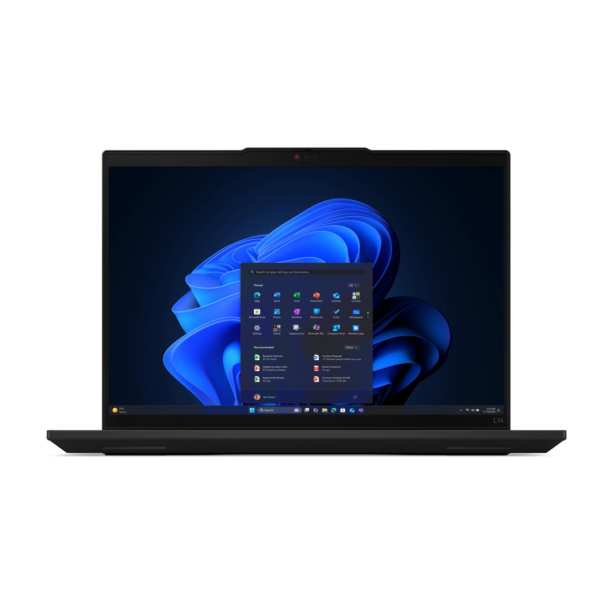 Lenovo ThinkPad L14 Gen 6 (AMD) AMD Ryzen™ 5 PRO 215 Laptop 35,6 cm (14") WUXGA 16 GB DDR5-SDRAM 512 GB SSD Wi-Fi 7 (802.11be) Windows 11 Pro Nordisk Sort
