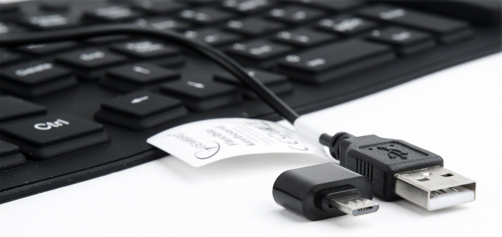 Gembird KB-109F-B tastatur USB + PS/2 QWERTY Sort