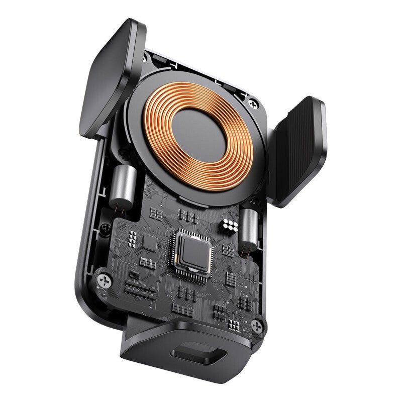 Baseus Wisdom Car Mount Wireless Charger Aktiv holder Mobiltelefon/Smartphone Sort