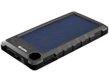 10.000 mAh Outdoor Solar PowerBank, Black