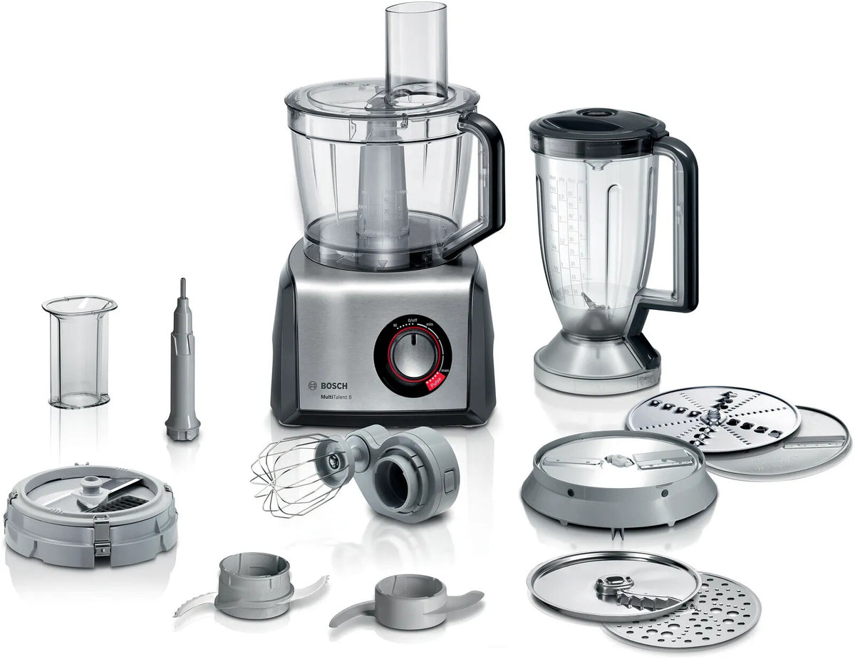 Bosch MC812M865 food processor 1250 W 3.9 L Black, Stainless steel