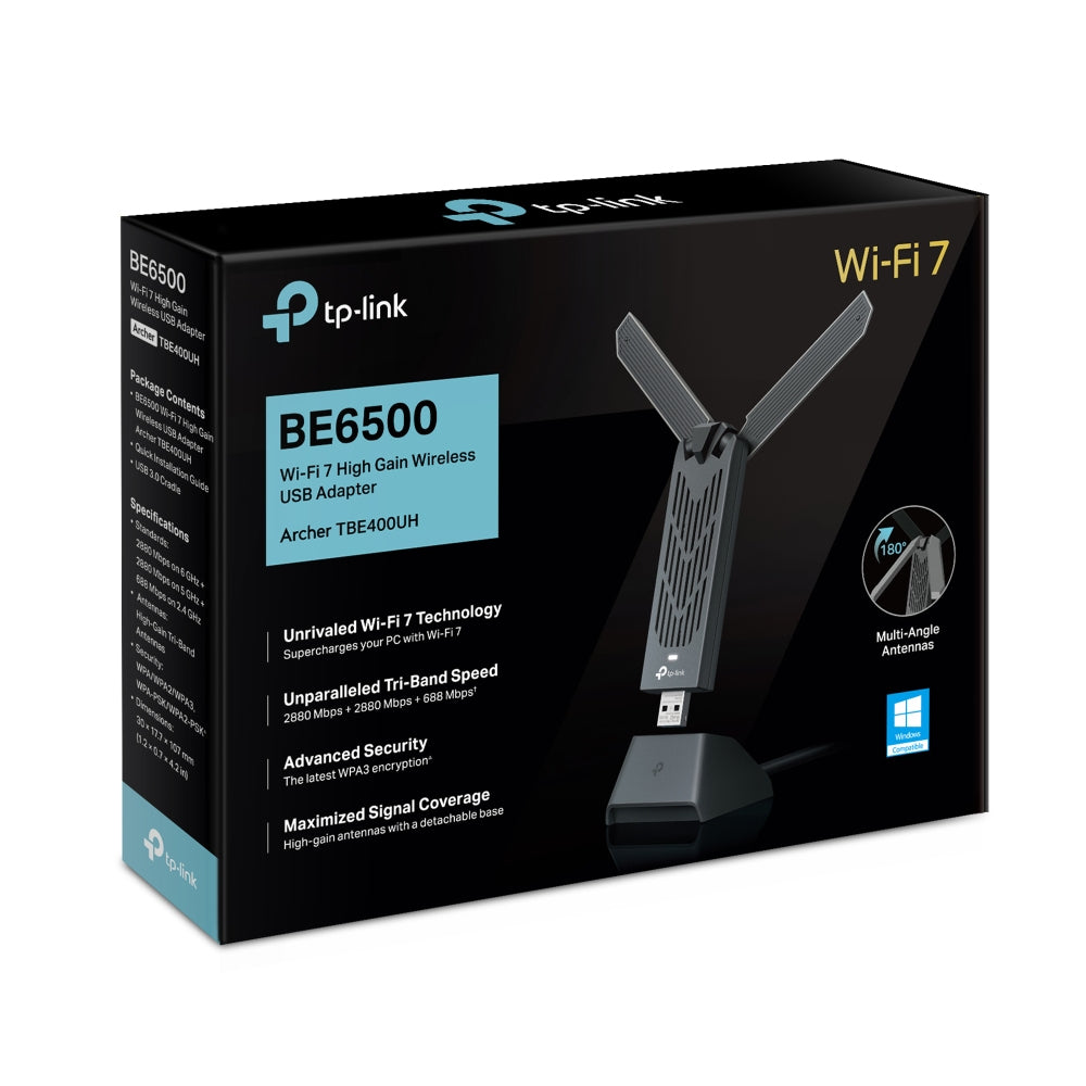 TP-LINK Archer BE6500 Tri-Band Wi-Fi 7 USB Adapter