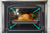 Gorenje 740742 komfur og ovn Fritstående komfur Elektrisk Zone induktionskogeplade Rustfrit stål