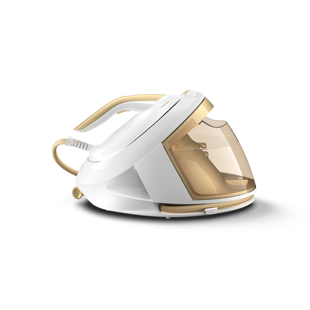 Philips PSG8040/60 Dampstrygning station 2700 W 1,8 L SteamGlide Elite-strygesål Guld, Hvid