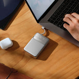 EcoFlow EF-RAPID5000-EU powerbank Lithium-Ion (Li-Ion) 5000 mAh Trådløs opladning Sølv